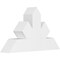 Ekena Millwork Saratoga Architectural Grade PVC Gable Bracket, 36"W x 21"H x 6"D x 6"F, 14/12 Pitch GBP036X21X0606SAR00 - alternate 1